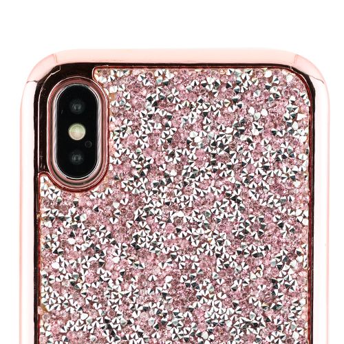 Hybrid Bling Pink Case Iphone XS MAX - Bling Cases.com