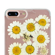 Real Flowers White Iphone 7/8 Plus - Bling Cases.com