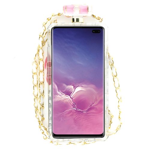 Handmade Pink Flower Bottle Case Samsung S10 Plus