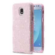 Glitter Pink Case J3 2018 - Bling Cases.com