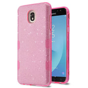 Glitter Pink Case J7 2018 - Bling Cases.com