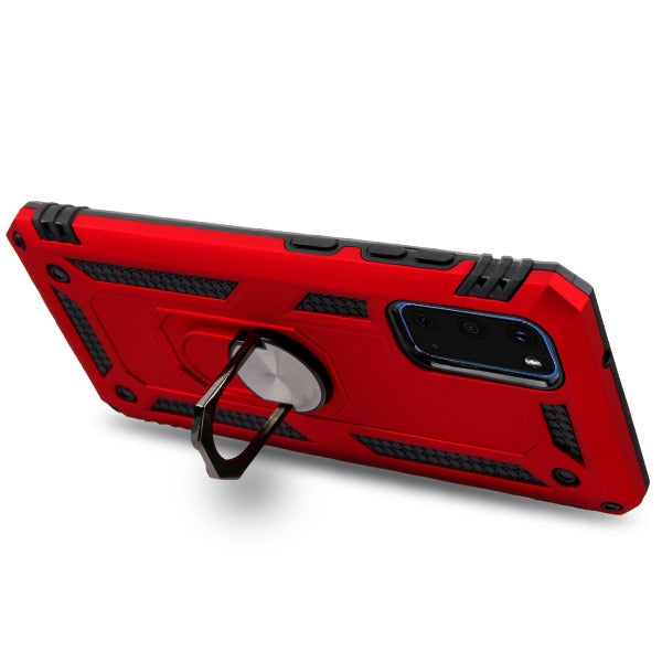 Hybrid Ring Case Red Samsung S20 - Bling Cases.com
