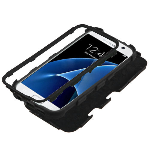 Military Grade Holster Case Black Samsung S7 - Bling Cases.com