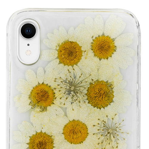 Real Flowers White Case Iphone XR