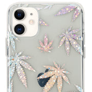 Weed Leaf Silver Case Iphone 11