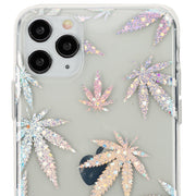Weed Leaf Silver Case IPhone 13 Pro