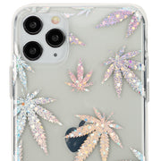 Weed Leaf Silver Case Iphone 11 Pro