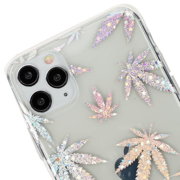 Weed Leaf Silver Case IPhone 13 Pro