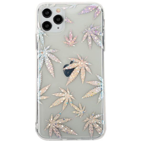 Weed Leaf Silver Case IPhone 12 Pro Max