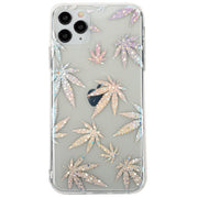 Weed Leaf Silver Case Iphone 11 Pro