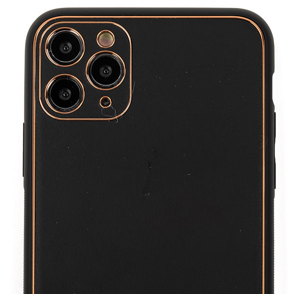 Leather Style Black Gold Case IPhone 13 Pro