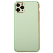 Leather Style Mint Green Gold Case IPhone 12/12 Pro