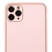 Leather Style Light Pink Gold Case IPhone 13 Pro