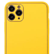 Leather Style Yellow Gold Case IPhone 13 Pro