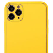 Leather Style Yellow Gold Case IPhone 13 Pro Max