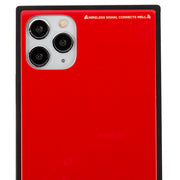 Square Hard Box Red Case Iphone 11 Pro