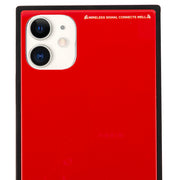 Square Hard Box Red Case Iphone 12 Mini