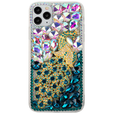 Handmade Peacock Bling Case IPhone 13 Pro Max