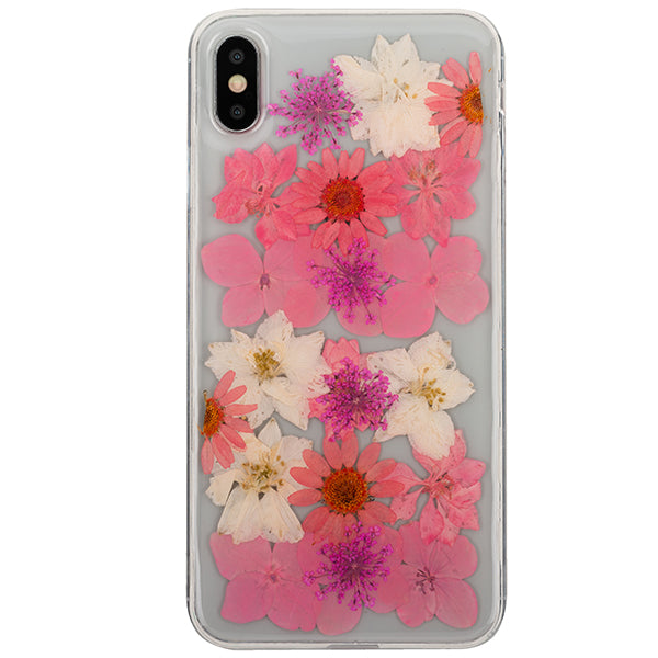 Real Flowers Pink Case Iphone 10