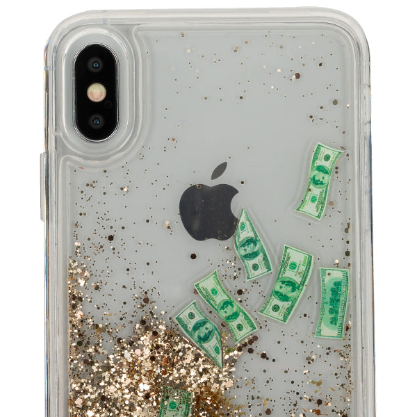Liquid Dollar Bills Case Iphone XS Max