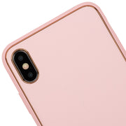 Leather Style Light Pink Gold Case Iphone XS Max