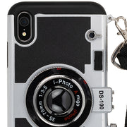 Camera Silver Case Iphone XR