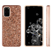 Hybrid Bling Case Rose Gold Samsung S20 Plus - Bling Cases.com