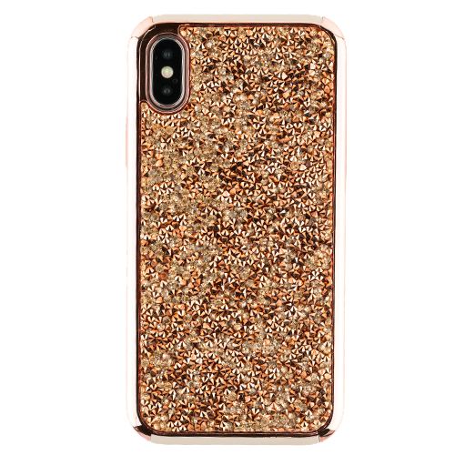 Hybrid Bling Rose Gold Case Iphone 10/X/XS - Bling Cases.com