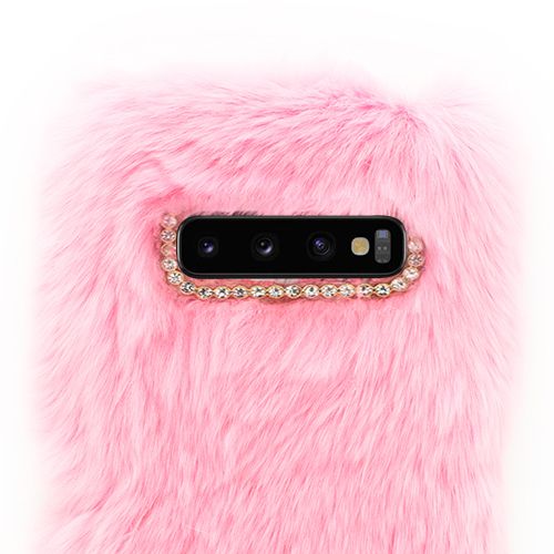 Fur Case Light Pink Samsung S10 Plus