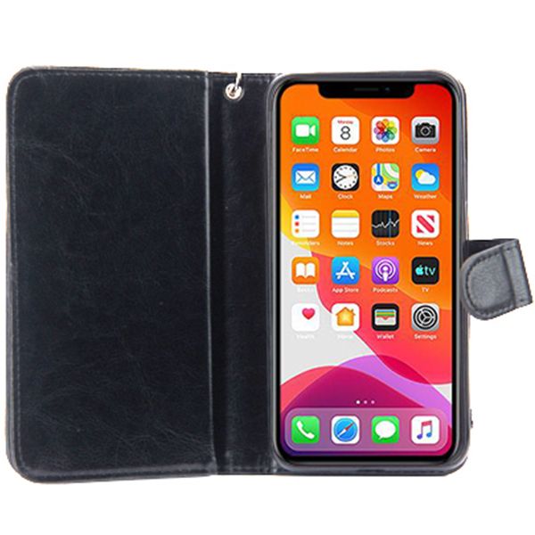 Handmade Detachable Bling Black Wallet Iphone 11