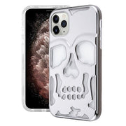 Skull Silver Clear Iphone 11 Pro - Bling Cases.com