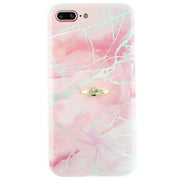 Marble Pink Ring Iphone 7/8 Plus - Bling Cases.com