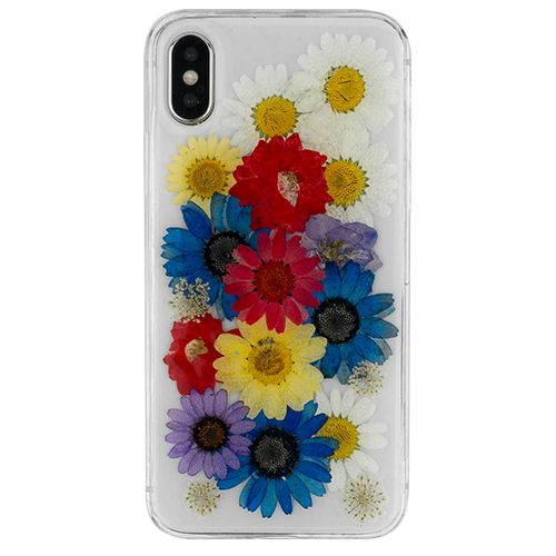 Real Flowers Rainbow Iphone 10/X/XS - Bling Cases.com