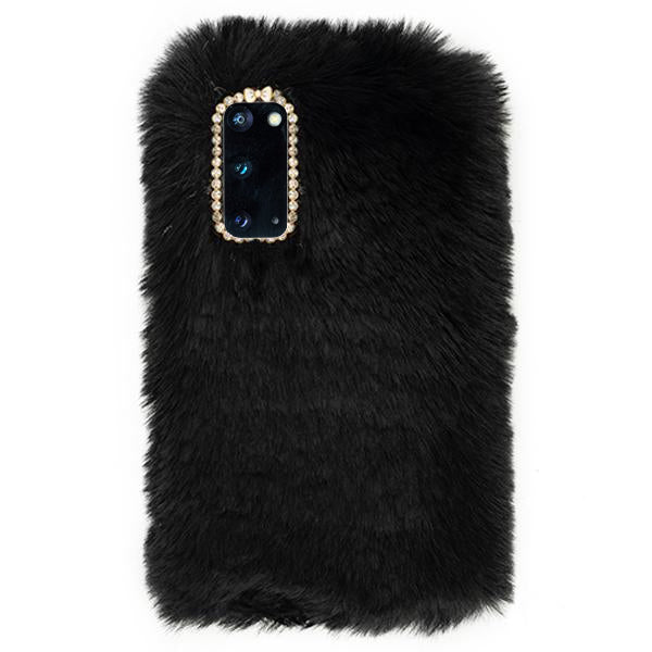 Fur Case Black Samsung S20
