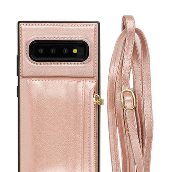 Crossbody Pouch Rose Gold Case Samsung S10