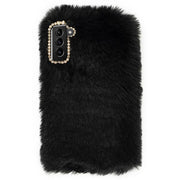 Fur Black Case Samsung S22