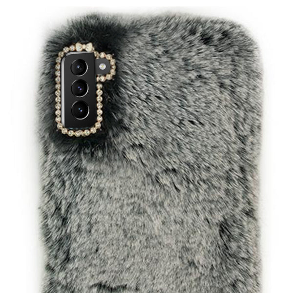 Fur Grey Case Samsung S22