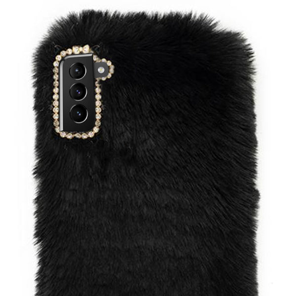Fur Black Case Samsung S21