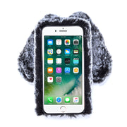 Bunny Fur Grey Case Iphone SE 2020 - Bling Cases.com