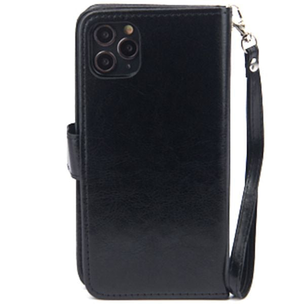 Handmade Detachable Bling Black Wallet IPhone 14