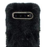 Fur Case Black Samsung S10