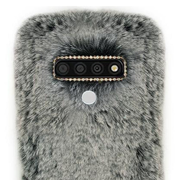 Fur Case Grey LG Stylo 6