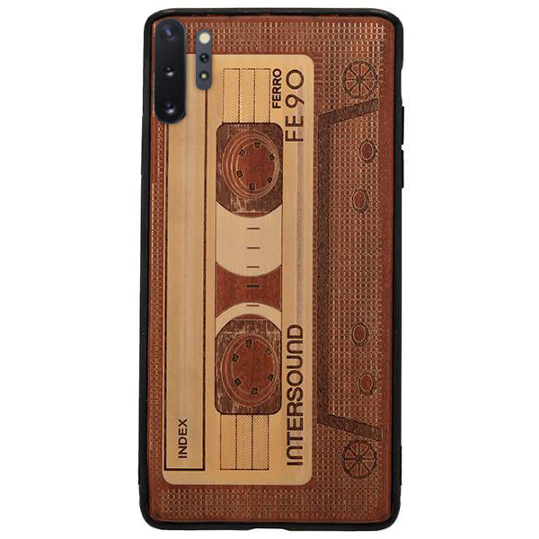 Cassette Real Wood Case Samsung Note 10 Plus