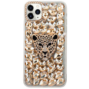 Handmade Cheetah Bling Gold Case IPhone 13 Pro