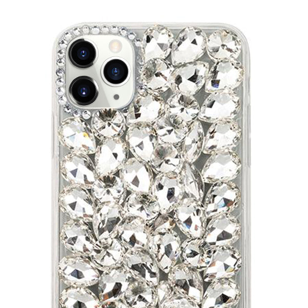 Handmade Bling Silver Case IPhone 13 Pro