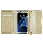 Glitter Detachable Purse Gold Samsung S7 Edge