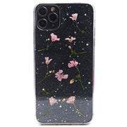Real Flowers Pink Leaves Case IPhone 13 Pro Max