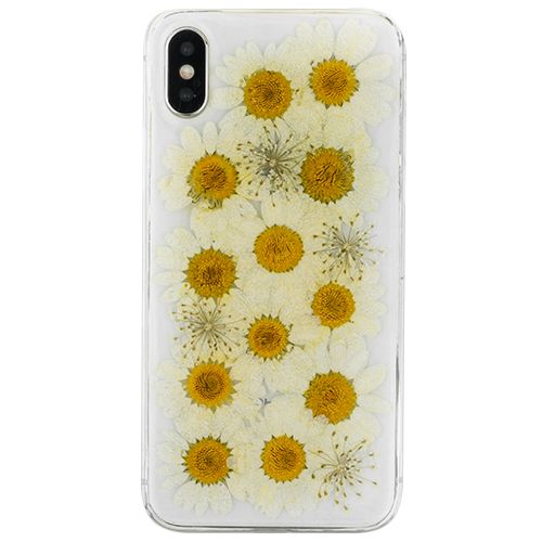 Real Flowers White Case Iphone 10/X/XS - Bling Cases.com