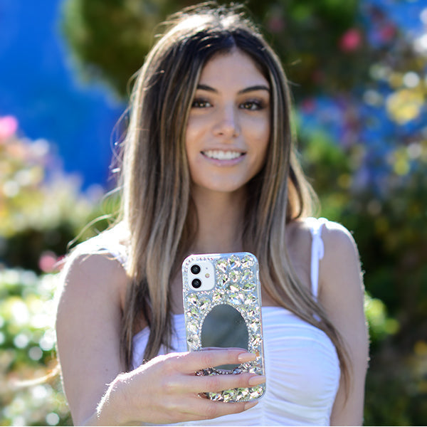 Handmade Mirror Silver Case Samsung A42 5G