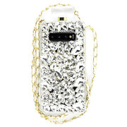 Handmade Silver Stones Bottle Case Samsung S10 Plus